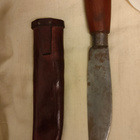 Vanha F. Herder Solingen -veitsi 21cm klipsillä - pikkukuva 1