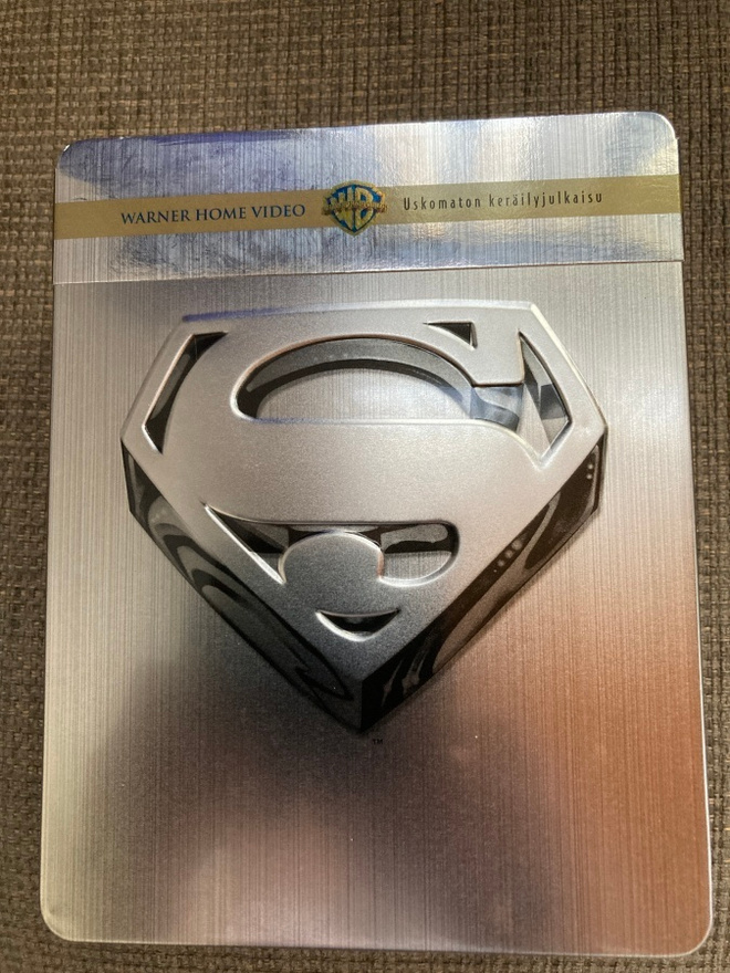 Superman uskomaton keräilyjulkaisu 13 dvd peltilaatikossa