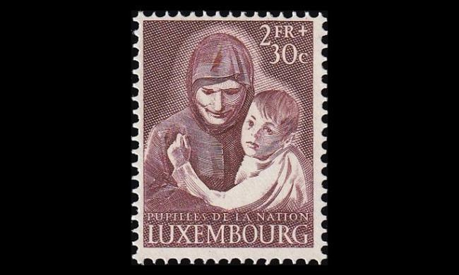 Luxemburg 470 * Sotaorpojen hyväksi 2 Fr + 30 C (1950)