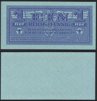GERMANY 1 REICHSPFENNING ND P-M32 UNC (K21-60)