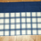Luonnonvaalea sininen verhokappa 37x185cm - pikkukuva 3