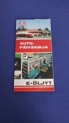 Auto päiväkirja E-Öljyt v.1979