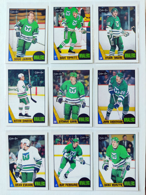 87-88 Opc - Hartford Whalers 9kpl