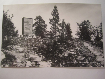 VANHA Postikortti Lappi 1950-l  Alkup.Mallikappale