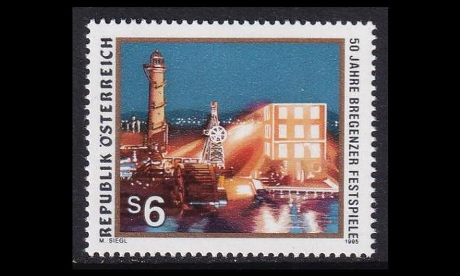Itävalta 2160 ** Bregenzin festivaalit 50v (1995)