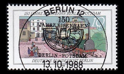 Berlin 822 o Berlin-Potsdam rautatie 150v EPL (1988)