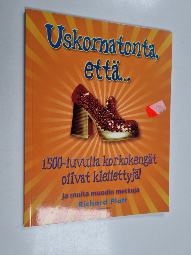 Richard Platt : Uskomatonta, että 1500-luvulla korkokengä...