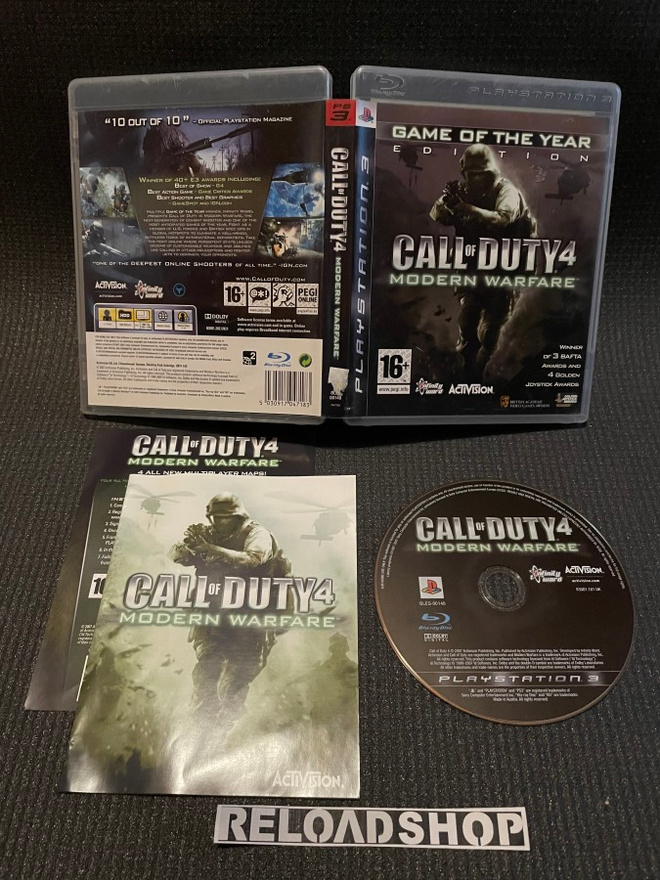 Call of Duty 4 Modern Warfare - GOTY PS3 - CiB