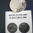100 mk Riemuvuosi v. 2000 PROOF - pikkukuva 1