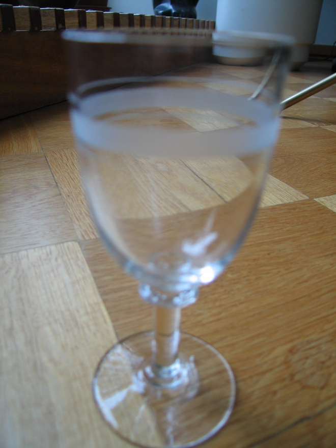 Riihimäen lasi "Palkin" (No. 2035) liköörilasi