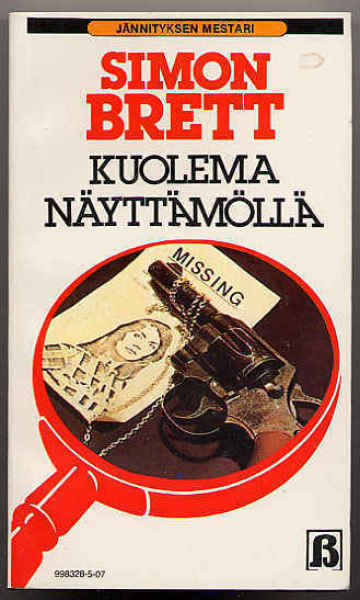 Brett, Simon: Kuolema näyttämöllä (1. p.,nid.,1985)