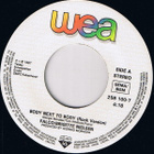 Falco Meets Brigitte Nielsen :   Body Next To Body   -  7" - pikkukuva 2