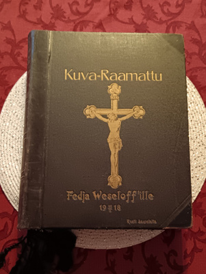 Hienossa kunnossa oleva Kuva Raamattu v. 1901