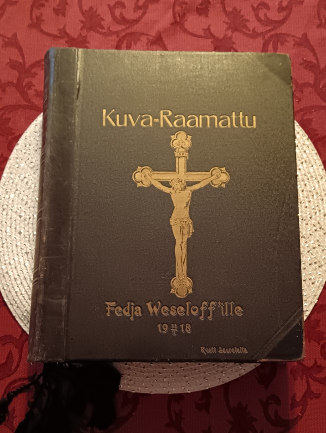 Hienossa kunnossa oleva Kuva Raamattu v. 1901