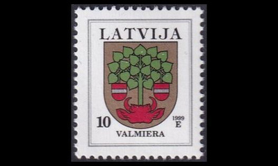 Latvia 463C_IIIx ** Käyttösarja vaakuna 10 S -99 (1997)