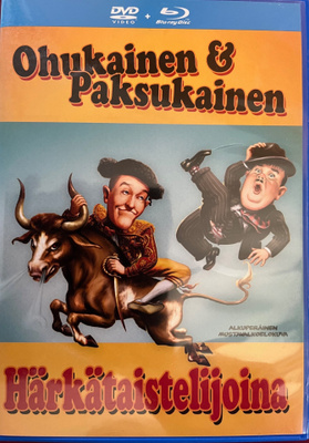 Ohukainen & Paksukainen Härkätaistelijoina (Suomi Blu-Ray)