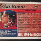 SAKU KOIVU JÄÄKIEKKOKORTTI NHL 1995-96 ROOKIE MONTREAL CANAD - pikkukuva 4