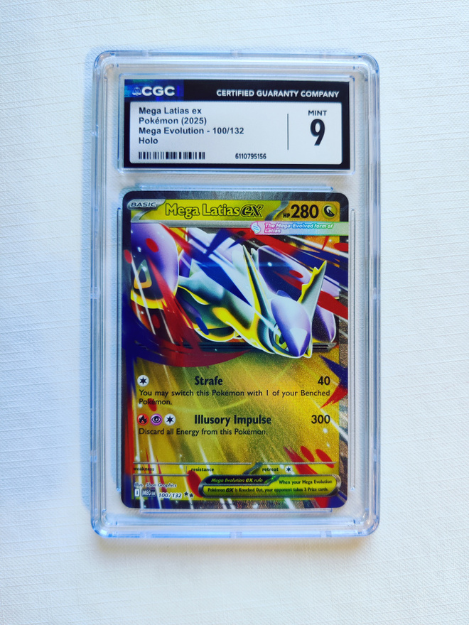 Mega Latias ex - Mega Evolution 100/132 - Holo CGC 9