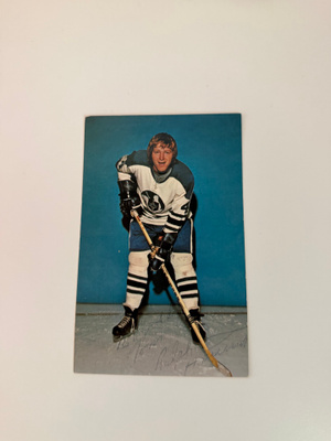 Ralph Hopiavuori Cleveland Crusaders postikortti ja nimmari
