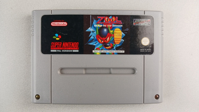 Snes peli Zool Ninja of the Nth dimension