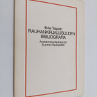 Ilkka Taipale : Rauhankirjallisuuden bibliografia - pikkukuva 1