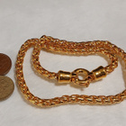 Upea 21k kullattu Kanadalainen kaulakoru Gold plated - pikkukuva 2