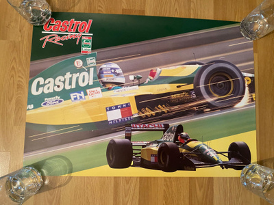 Mika Häkkinen 1992 Lotus juliste
