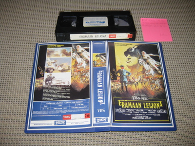 Erämaan Leijona-VHS (FIx, Showtime, Oliver Reed, 1981)