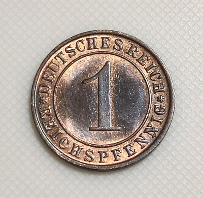 Saksa 1 Pfennig 1931D