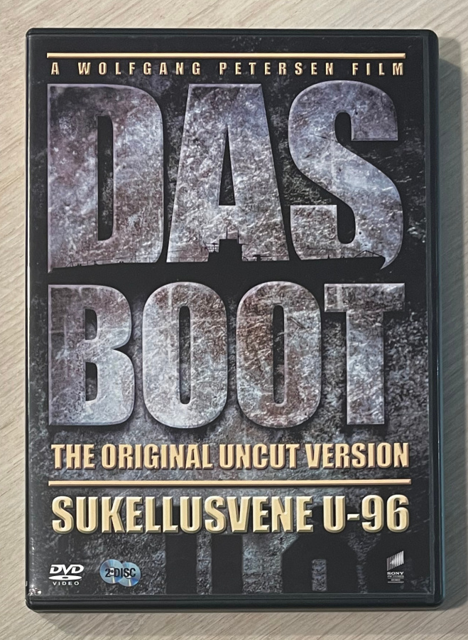 Wolfgang Petersen: Sukellusvene U-96 (2DVD) minisarja (UUSI)
