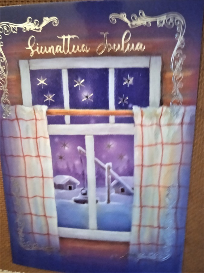 NO 8 - siunattua joulua - 3.6  jari välkkynen