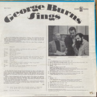 LP George Burns – George Burns Sings (1969) - pikkukuva 2