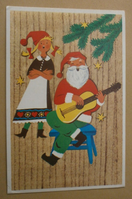 Joulupukki soittaa kitaraa, joulumuori laulaa, p. 1967