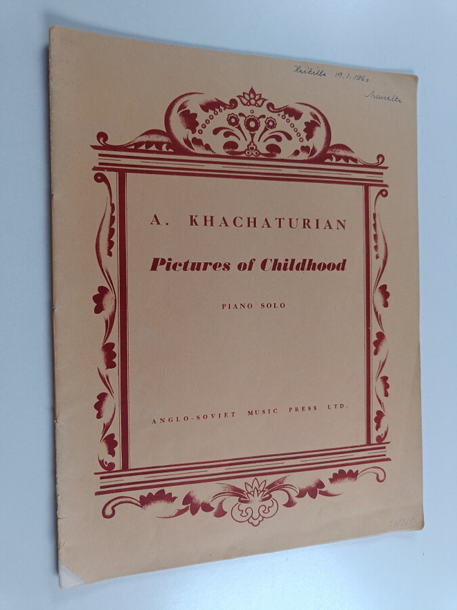 A. Khachaturian : Pictures of Childhood - Piano solo
