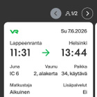 2 junalippua Lappeenranta - Helsinki (1 aikuinen + 1 lapsi) - pikkukuva 2