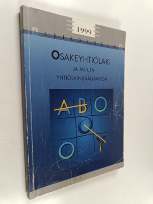 Osakeyhtiölaki ja muuta yhtiölainsäädäntöä