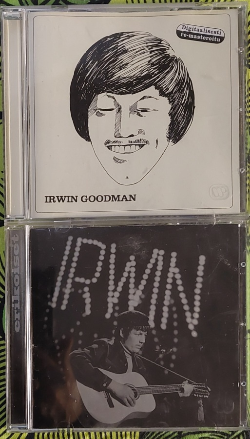 CD   Irwin: Erikoiset  +  Irwin.  Kumpikin VG+/VG+