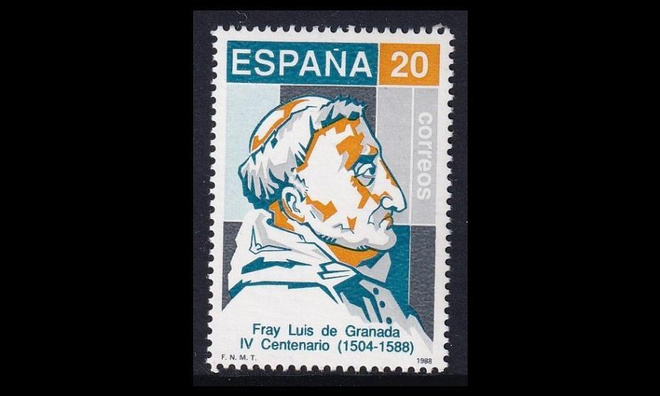 Espanja 2866 ** Granadan isä Luisin kuolemasta 400v (1988)
