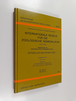 Otto Kraus : Internationale Regeln fur die Zoologische No...