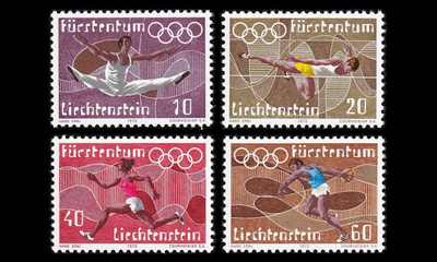 Liechtenstein 556-9 ** Kesäolympialaiset Munchen (1972)