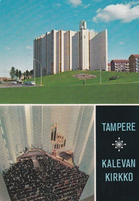 KIRKKOKORTTI - TAMPERE - KALEVAN KIRKKO - 1/2
