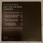 Rihanna: Don't Stop The Music. Remixes. 2x12'' Promo. - pikkukuva 2