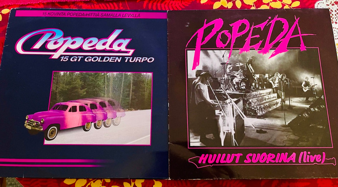 POPEDA: 15 GT Turbo +  Huilut suorina- LIVE .  *2 LP