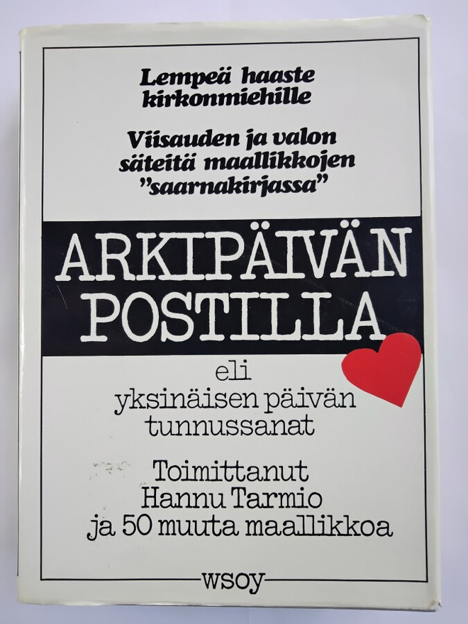 Arkipäivän postilla eli Yksinäisen päivän tunnussanat
