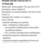 Leijona palosuojattu työtakki (vihreä/sininen, koko 54) - pikkukuva 3