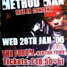 METHOD MAN; LIVE - AITO konserttijuliste! JÄTTIKOKO - pikkukuva 3