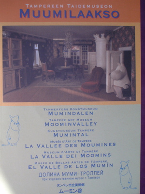 Tampereen Taidemuseo Muumilaakson esite vuodelta 2001