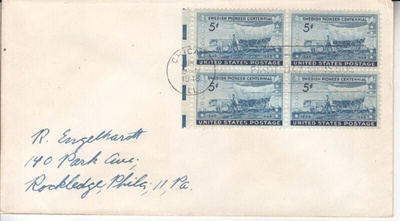 USA FDC 1948  nelilöllä