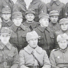 VANHA Valokuva Suojeluskunta KIVAT Merkit Koira Imatra 1935 - pikkukuva 2