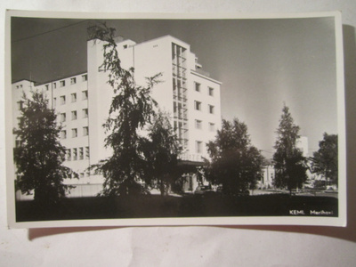 VANHA Postikortti Kemijärvi Lappi 1950-l Alkup.Mallikappale